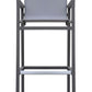 Marina Outdoor Patio Barstool in Grey Powder Coated Finish with Grey Sling Textilene and Grey Wood Accent Arms By Armen Living | Bar Stools |  Modishstore  - 3