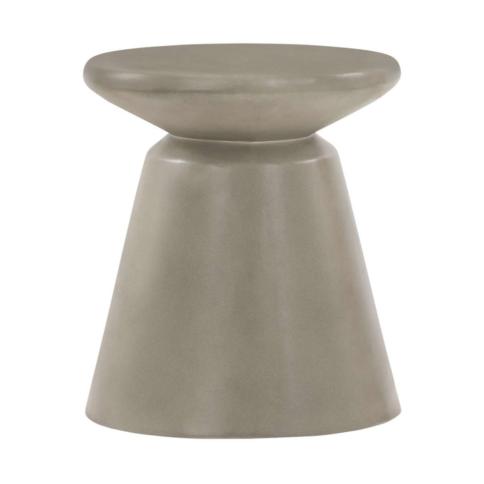 Umbre Concrete Indoor Outdoor Accent Stool End Table By Armen Living | End Tables | Modishstore - 2