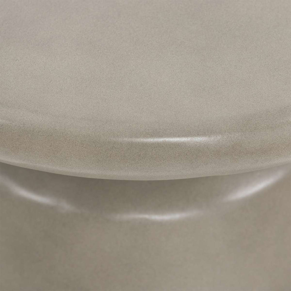 Umbre Concrete Indoor Outdoor Accent Stool End Table By Armen Living | End Tables | Modishstore - 3