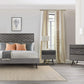 Makena King Platform Frame Bed in Grey Acacia Wood By Armen Living | Beds | Modishstore - 3