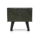 Mohave Mid-Century Tundra Gray Acacia Single Drawer Night Stand By Armen Living | Nightstands | Modishstore - 4