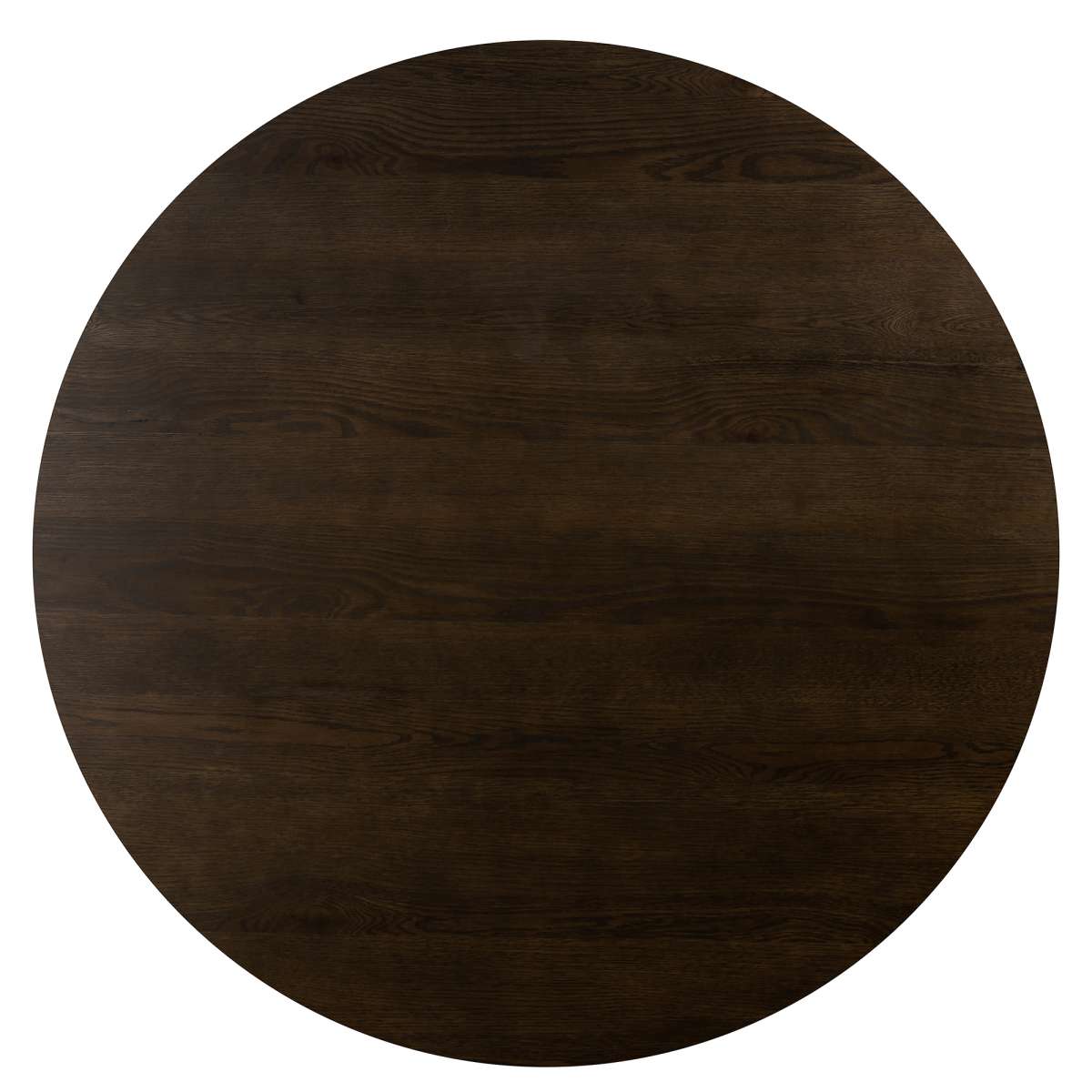 Motion Oak and Metal Round Dining Table By Armen Living | Dining Tables | Modishstore - 3