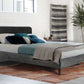 Mohave Mid-Century Tundra Gray Acacia King Platform Bed By Armen Living | Beds | Modishstore