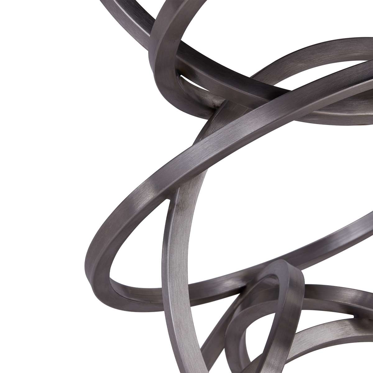 Medley Contemporary 30" Bar Height Barstool in Brushed Stainless Steel Finish and Gray Faux Leather By Armen Living | Bar Stools |  Modishstore  - 6