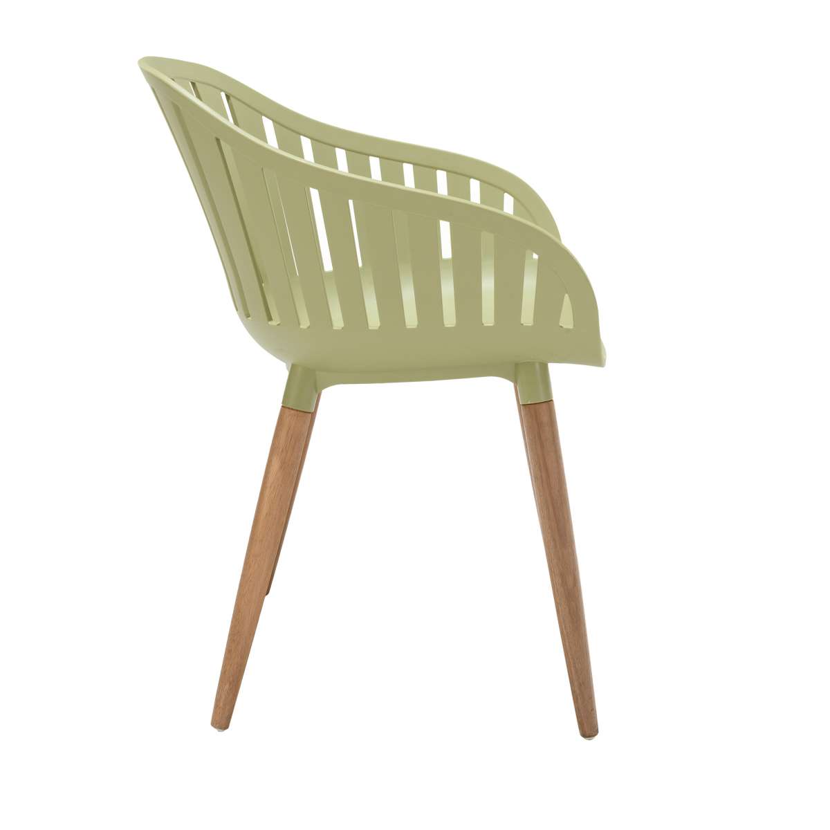 Nassau Outdoor Arm Dining Chairs in Honey Yellow Finish with Wood legs- Set of 2 By Armen Living | Outdoor Chairs |  Modishstore  - 20