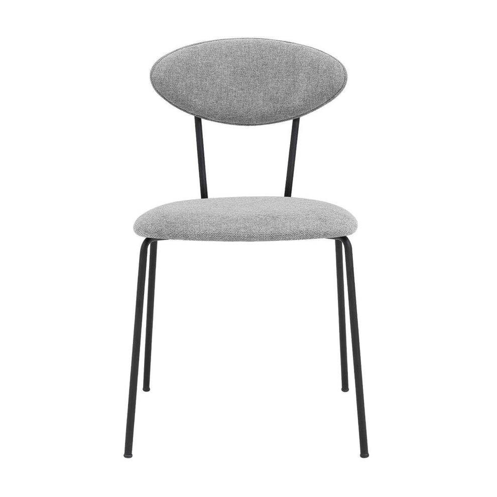 Neo Modern Gray Velvet and Gold Metal Leg Dining Room Chairs - Set of 2 By Armen Living | Dining Chairs | Modishstore - 10