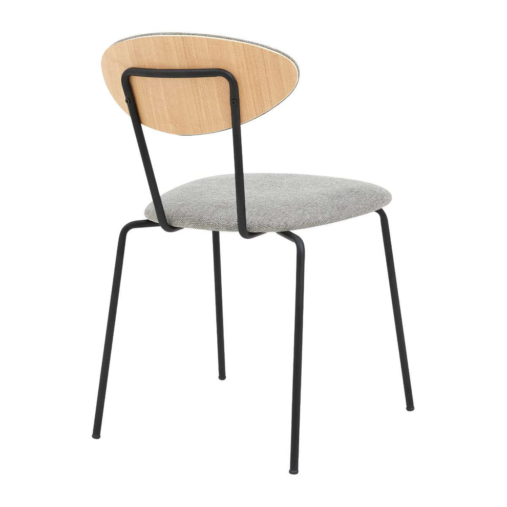 Neo Modern Gray Velvet and Gold Metal Leg Dining Room Chairs - Set of 2 By Armen Living | Dining Chairs | Modishstore - 11