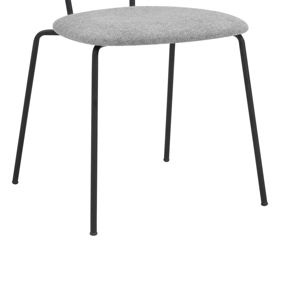 Neo Modern Gray Velvet and Gold Metal Leg Dining Room Chairs - Set of 2 By Armen Living | Dining Chairs | Modishstore - 14