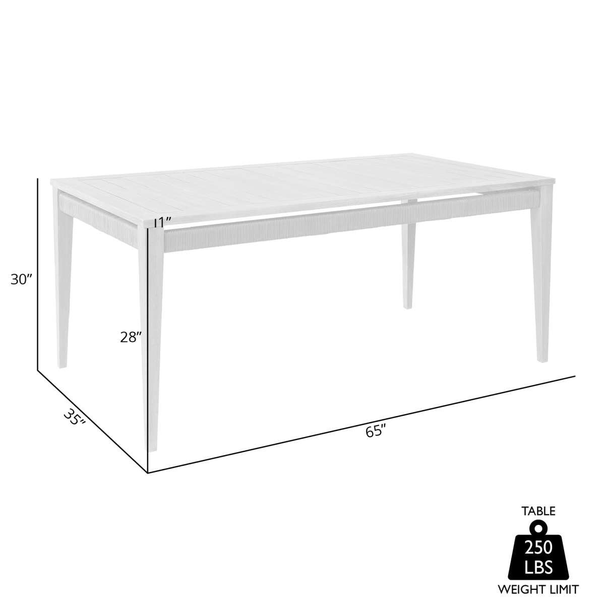 Orbit Outdoor Patio Dining Table in Weathered Eucalyptus Wood By Armen Living | Outdoor Tables | Modishstore - 8