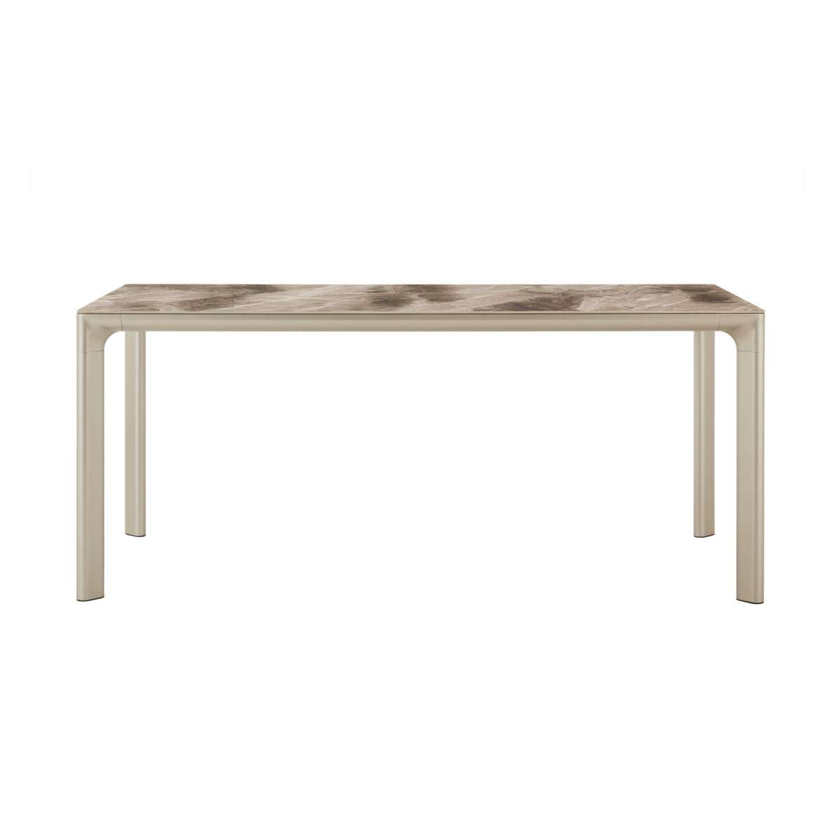 Otello Ceramic and Metal Rectangular Dining Room Table By Armen Living | Dining Tables | Modishstore - 2