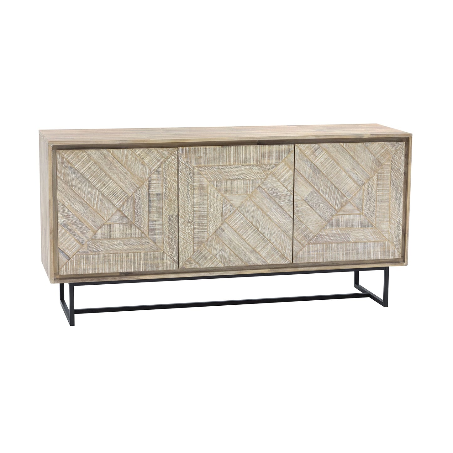 Peridot Sideboard Buffet in Natural Acacia Wood By Armen Living | Sideboards | Modishstore - 3