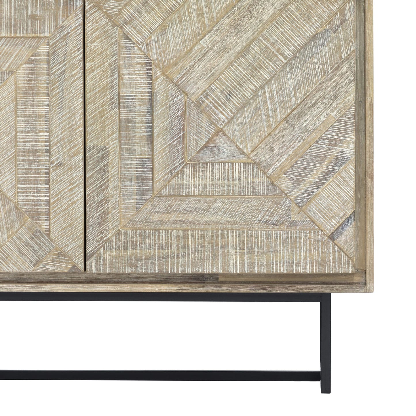 Peridot Sideboard Buffet in Natural Acacia Wood By Armen Living | Sideboards | Modishstore - 6