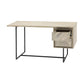 Peridot 2 Drawer Desk in Natural Acacia Wood By Armen Living | Desks | Modishstore - 5