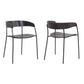 Perry Wood and Metal Modern Dining Room Chairs Set of 2 By Armen Living | Dining Chairs | Modishstore