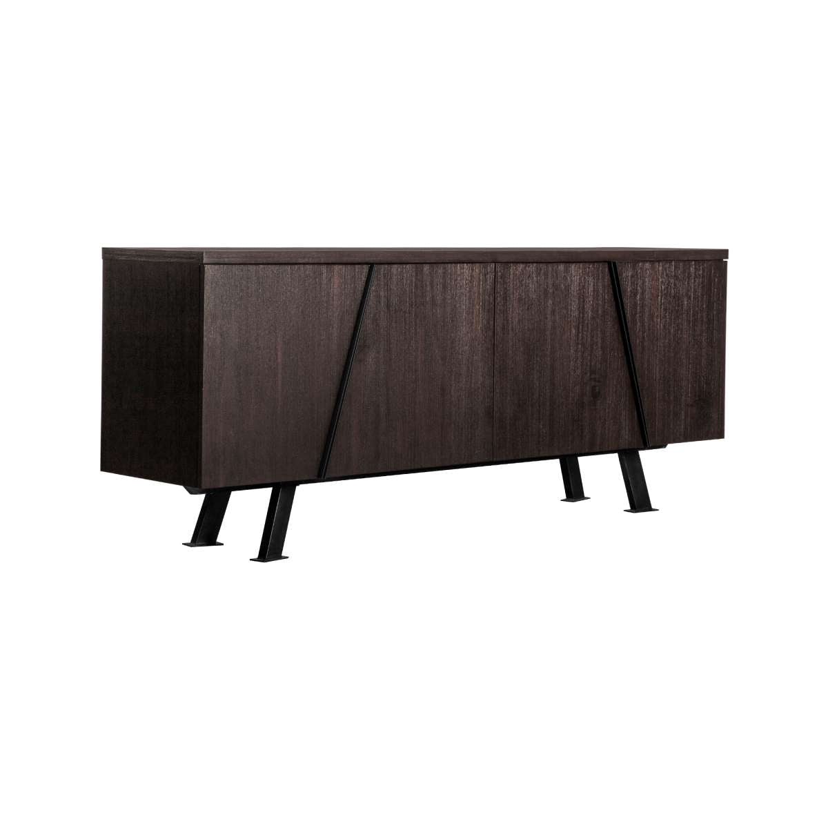 Pirate Brown Acacia Sideboard Cabinet By Armen Living | Cabinets | Modishstore - 3