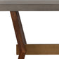 Picadilly Rectangle Console Table in Acacia Wood and Concrete By Armen Living | Console Tables | Modishstore - 4