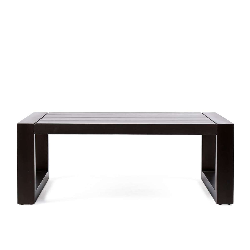 Paradise Outdoor Dark Eucalyptus Wood Coffee Table By Armen Living | Outdoor Tables |  Modishstore  - 7