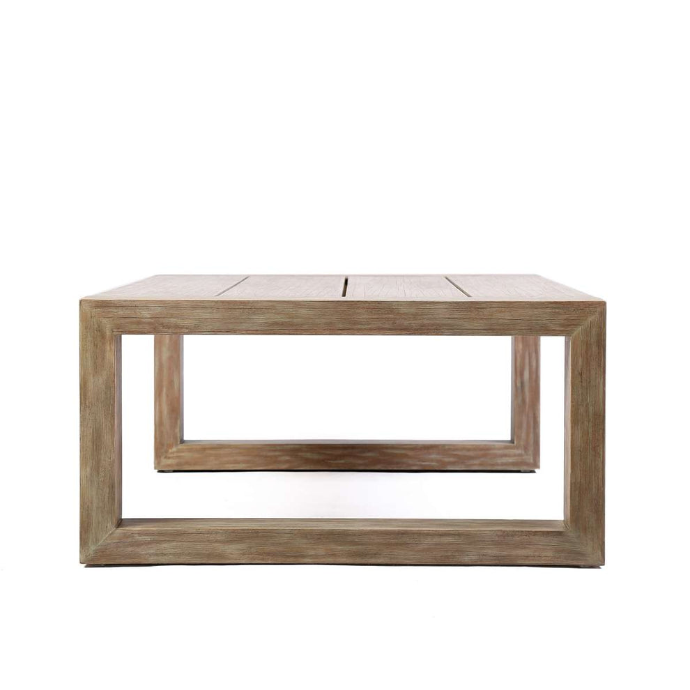 Paradise Outdoor Light Eucalyptus Wood Coffee Table By Armen Living | Outdoor Tables |  Modishstore  - 5