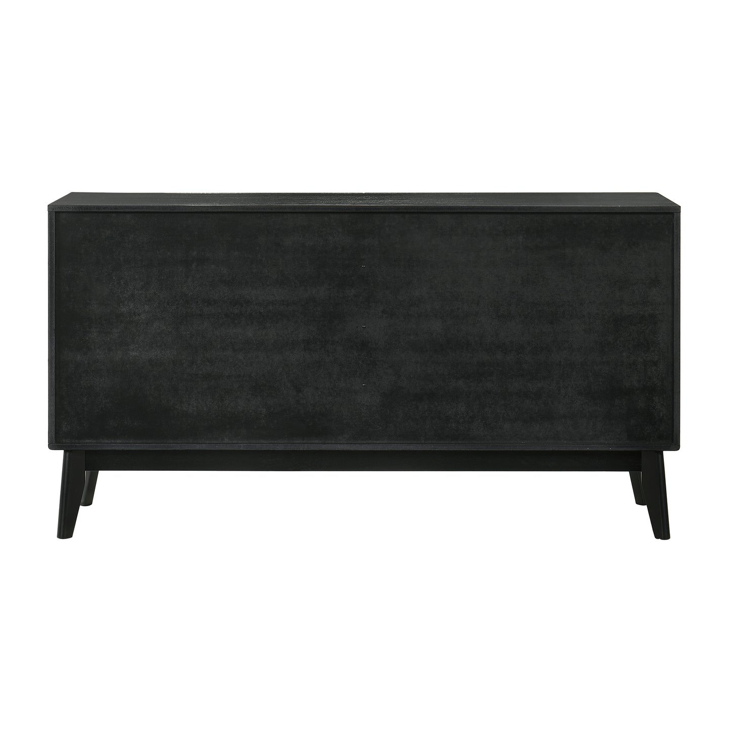 Petra 6 Drawer Wood Dresser in Black Finish By Armen Living | Dressers | Modishstore - 6
