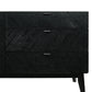 Petra 6 Drawer Wood Dresser in Black Finish By Armen Living | Dressers | Modishstore - 8