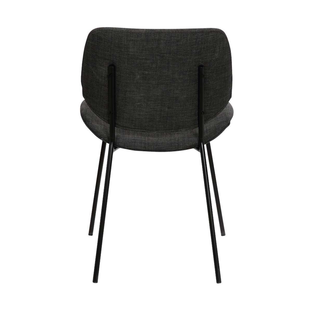 Quest Charcoal Modern Dining Accent Chair By Armen Living | Dining Chairs | Modishstore - 4