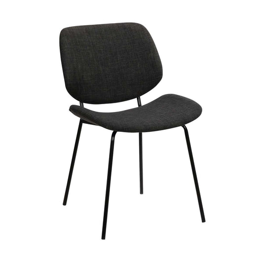 Quest Charcoal Modern Dining Accent Chair By Armen Living | Dining Chairs | Modishstore