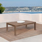 Relic Outdoor Patio Coffee Table in Weathered Eucalyptus Wood By Armen Living | Outdoor Tables | Modishstore