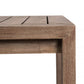 Relic Outdoor Patio Dining Table in Weathered Eucalyptus Wood By Armen Living | Outdoor Tables | Modishstore - 6