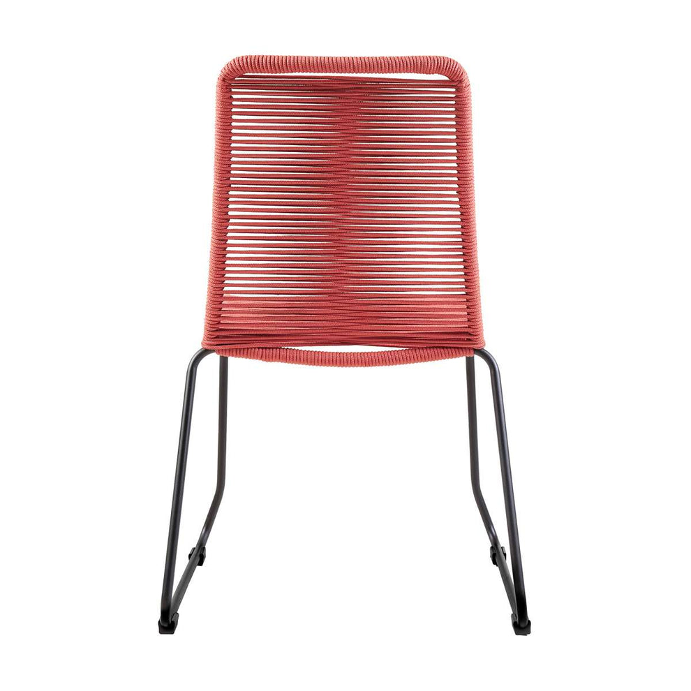 Shasta Outdoor Metal and Rope Stackable Dining Chair - Set of 2
 By Armen Living | Outdoor Chairs |  Modishstore  - 5