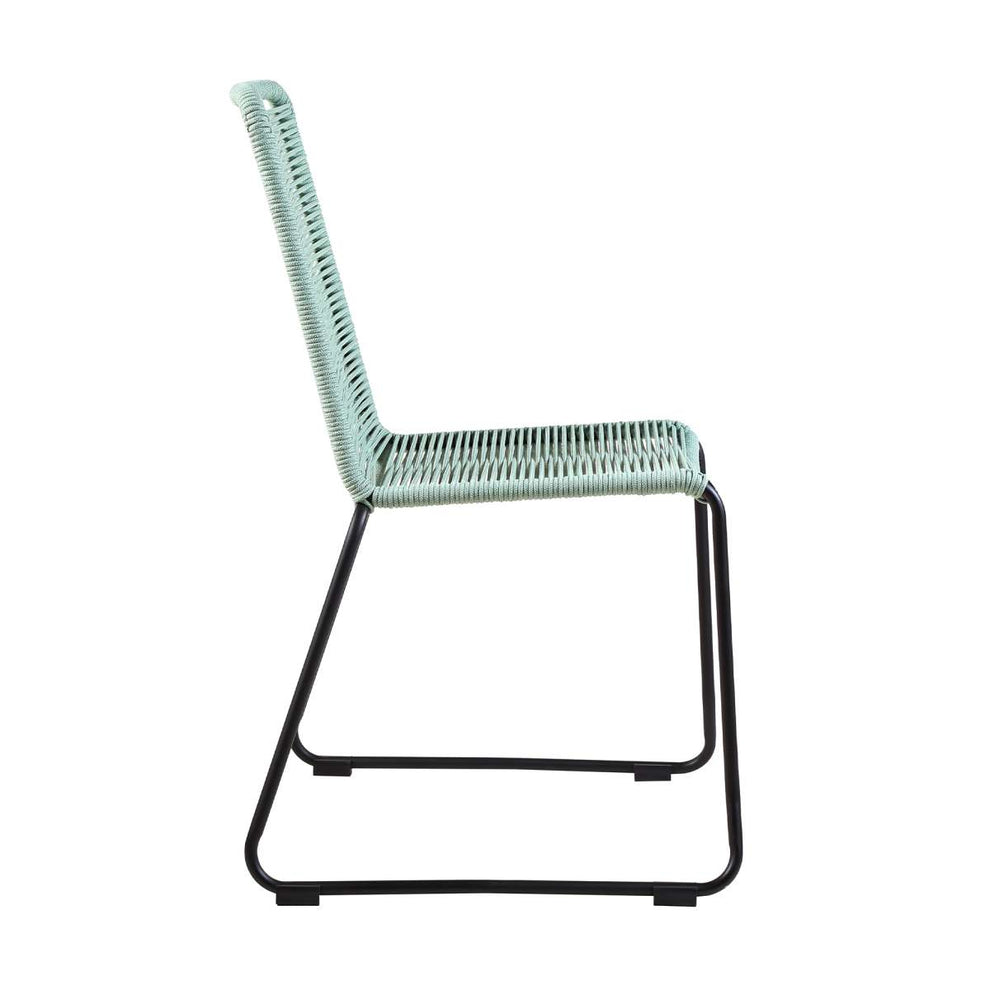 Shasta Outdoor Metal and Rope Stackable Dining Chair - Set of 2
 By Armen Living | Outdoor Chairs |  Modishstore  - 18