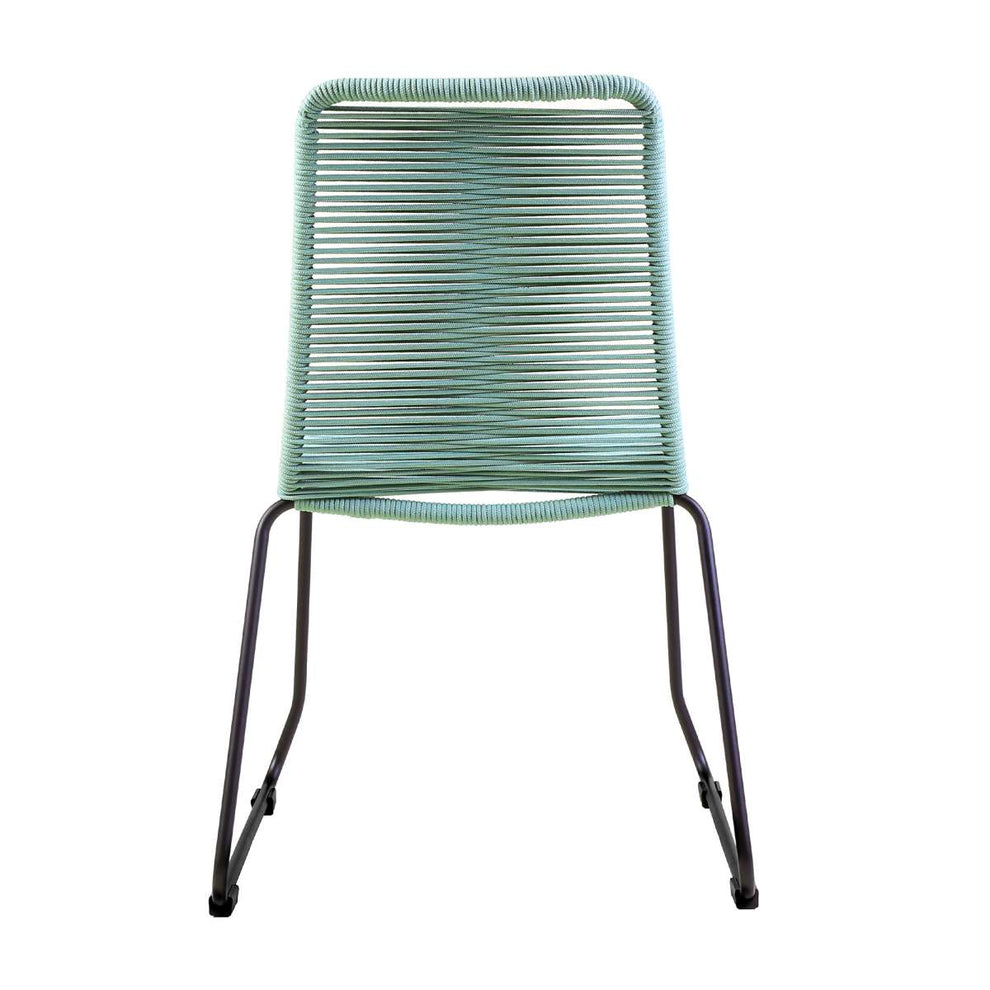 Shasta Outdoor Metal and Rope Stackable Dining Chair - Set of 2
 By Armen Living | Outdoor Chairs |  Modishstore  - 19