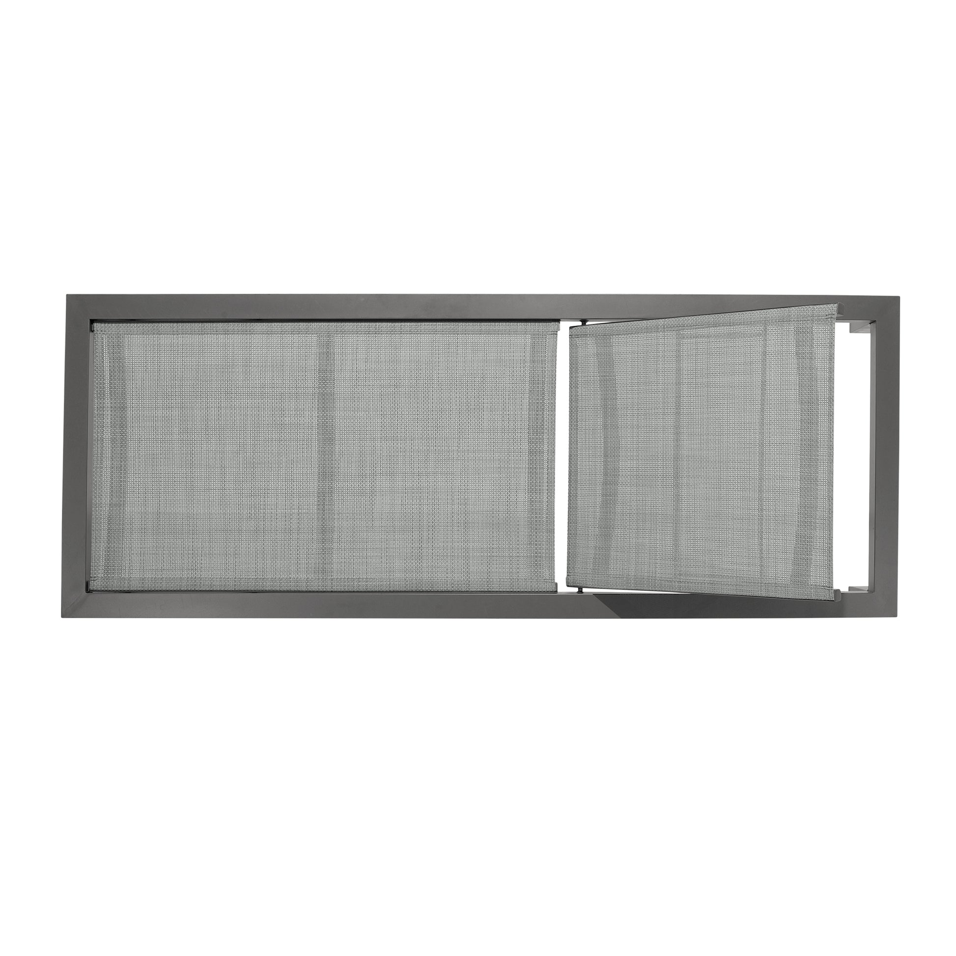 Solana Outdoor Dark Grey Aluminum Stacking Chaise Lounge Chair Set of 2 By Armen Living | Outdoor Chaise Lounges | Modishstore - 4