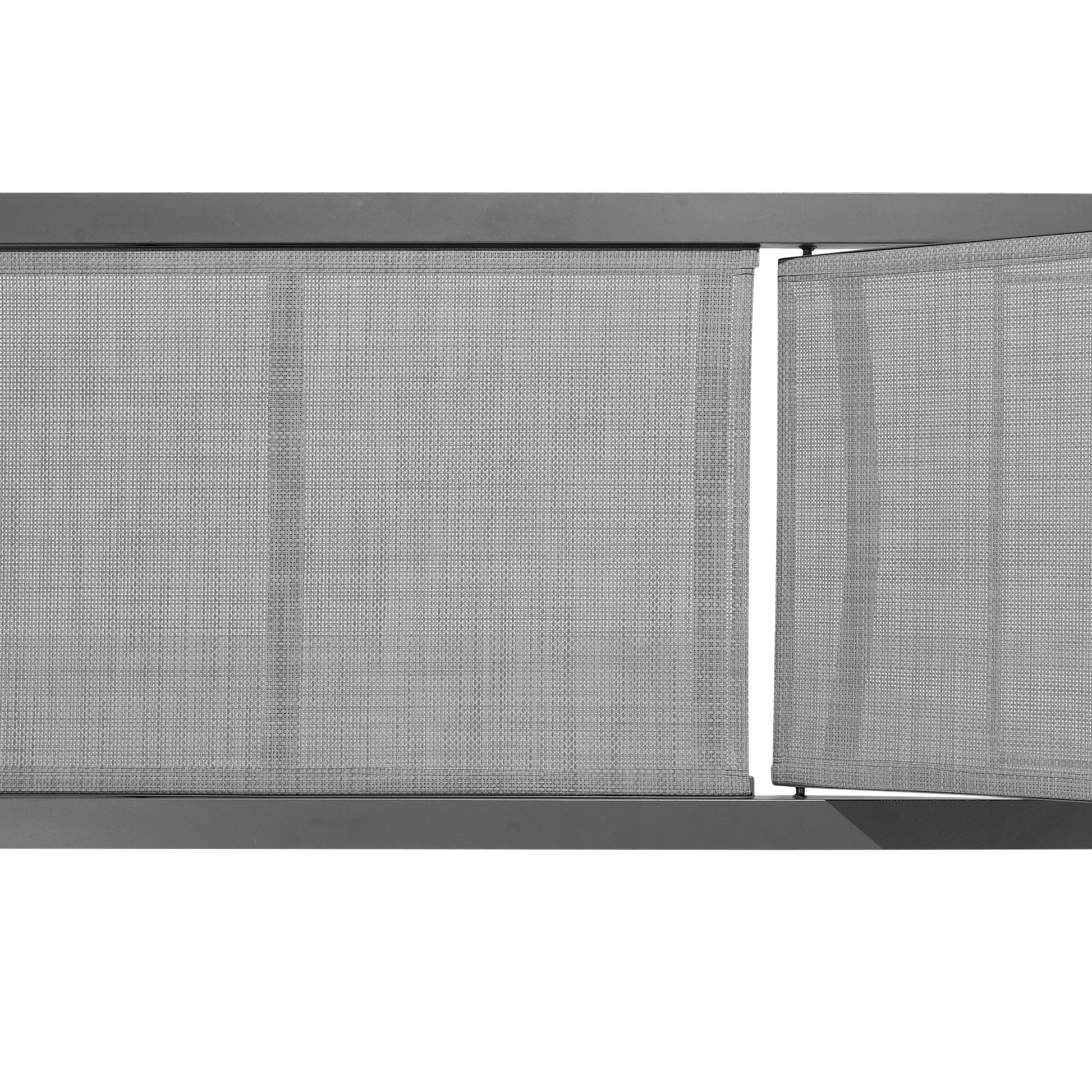 Solana Outdoor Dark Grey Aluminum Stacking Chaise Lounge Chair Set of 2 By Armen Living | Outdoor Chaise Lounges | Modishstore - 6