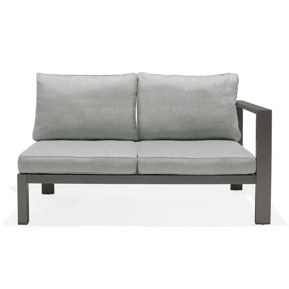 Solana Outdoor Sectional in Cosmos Finish with Grey Cushions By Armen Living | Outdoor Sofas, Loveseats & Sectionals |  Modishstore  - 3