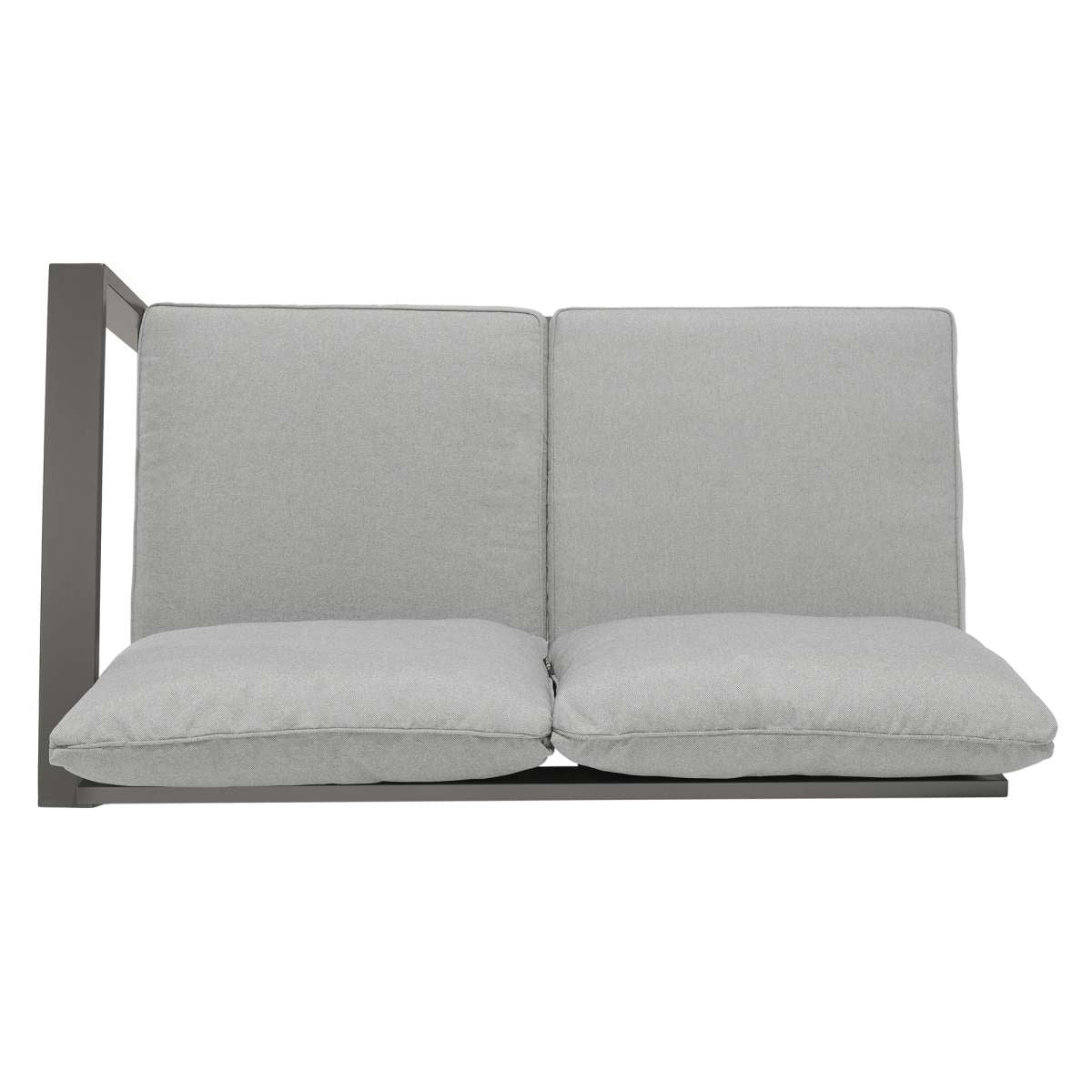 Solana Outdoor Sectional in Cosmos Finish with Grey Cushions By Armen Living | Outdoor Sofas, Loveseats & Sectionals |  Modishstore  - 6