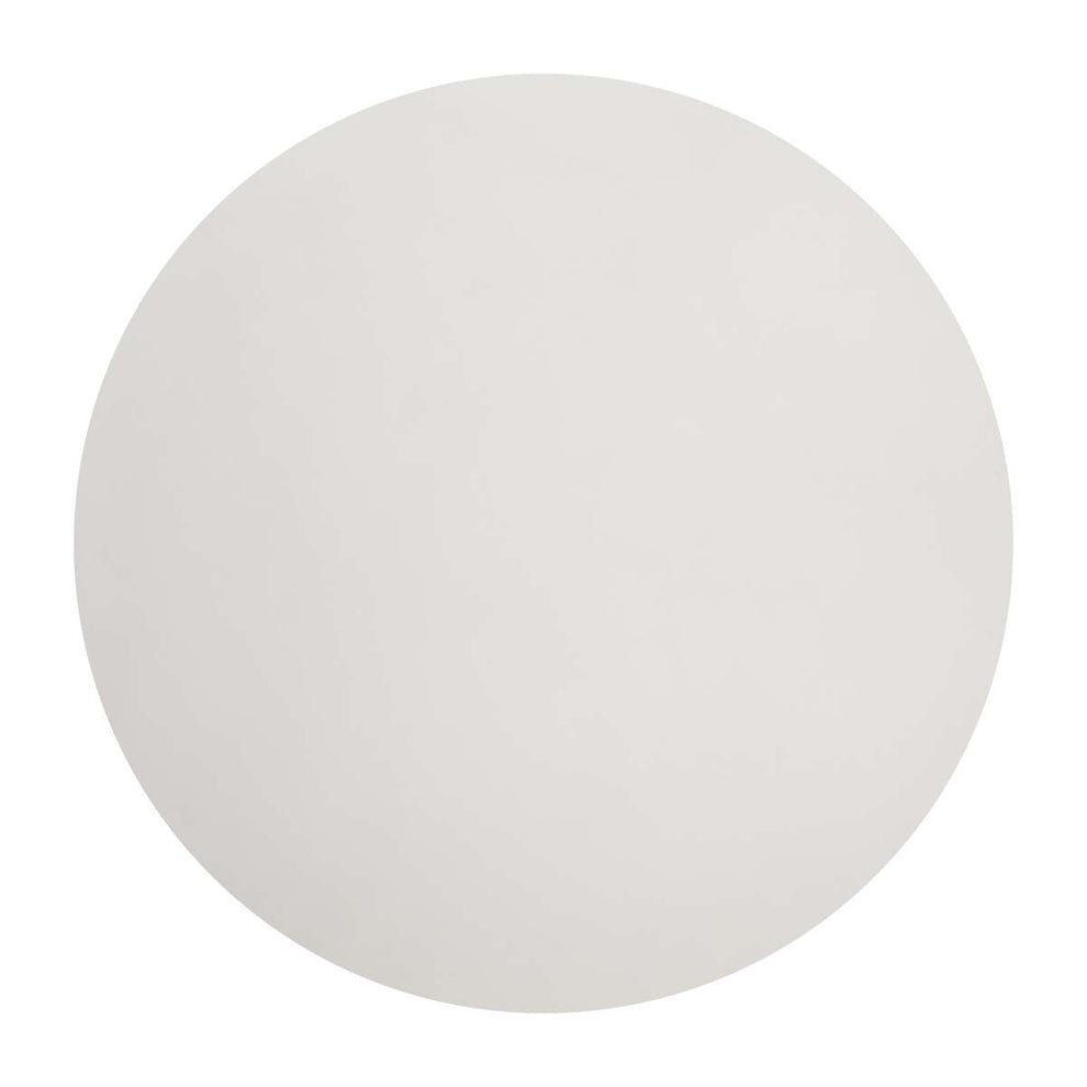 Pinni White Concrete Round Dining Table with Bronze Painted Accent By Armen Living | Dining Tables |  Modishstore  - 6