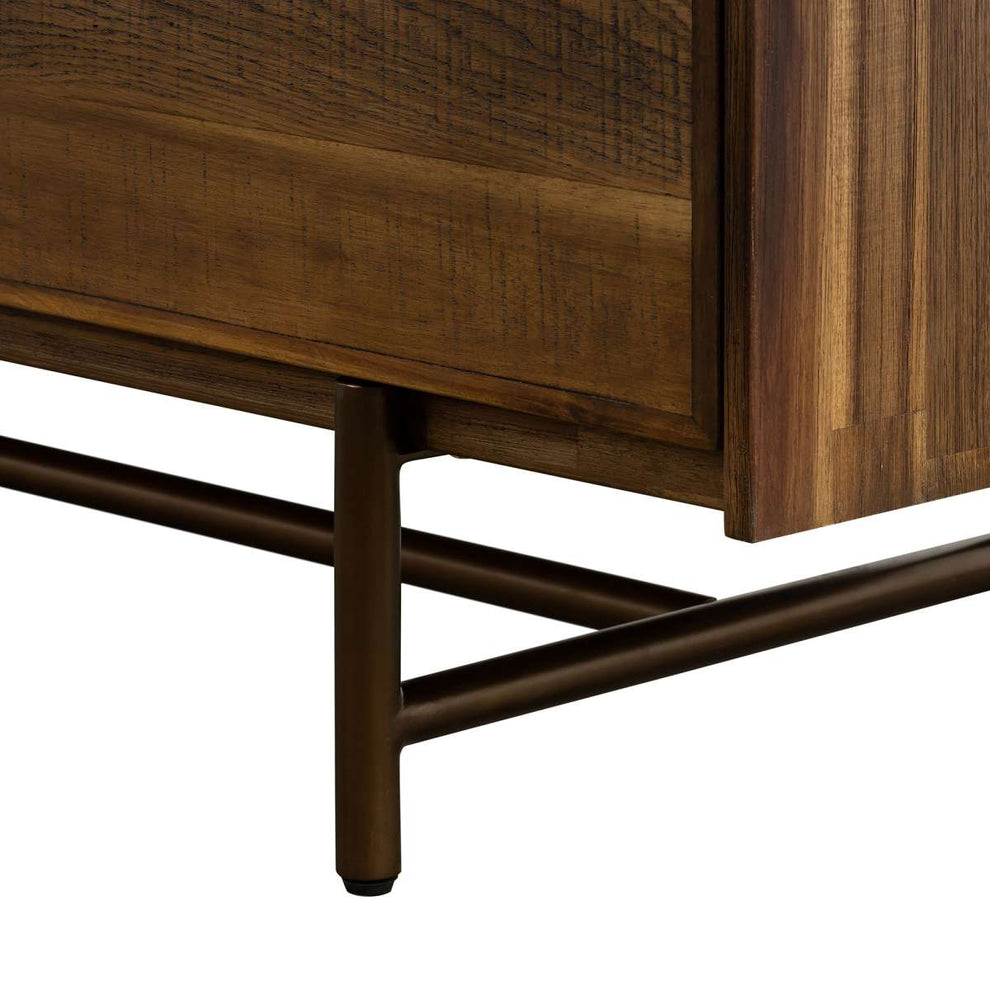 Superb Rustic Oak Buffet Cabinet By Armen Living | Sideboards | Modishstore - 7