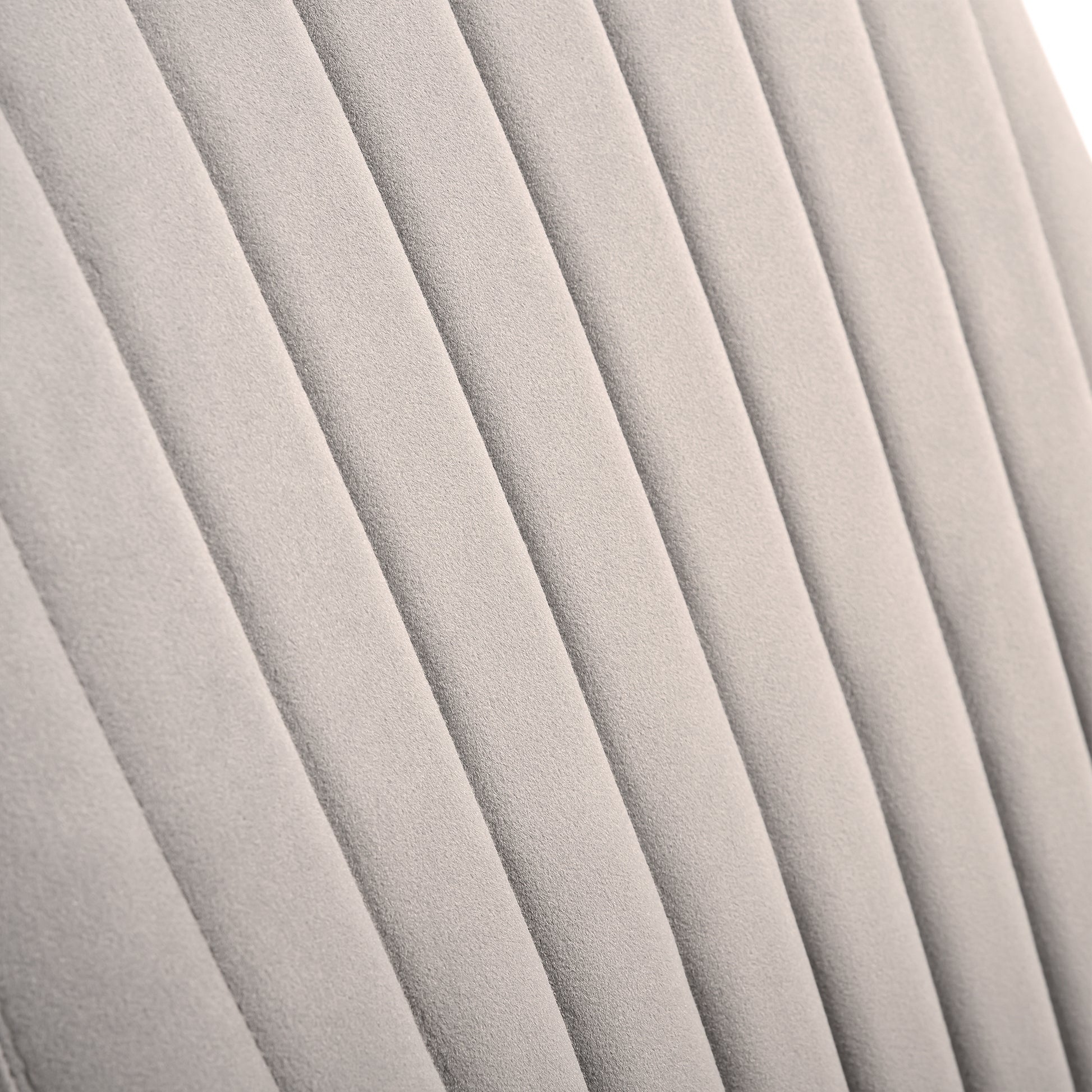 Susie Swivel Upholstered Dining Chair in Gray Fabric with Black Metal Legs - Set of 2 By Armen Living | Dining Chairs | Modishstore - 8