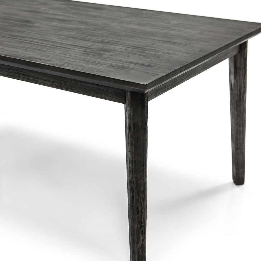 Toledo Mid-Century Tundra Gray Acacia Dining Table By Armen Living | Dining Tables | Modishstore - 3