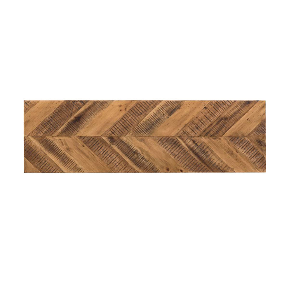 Faye Rustic Brown Wood Console Table with Shelf By Armen Living | Console Tables | Modishstore - 7