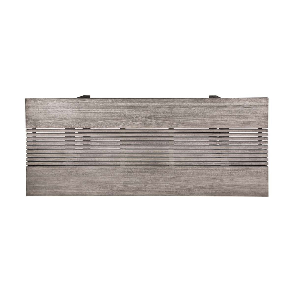 Vivid Outdoor Patio Dining Table in Gray Eucalyptus Wood By Armen Living | Outdoor Tables | Modishstore - 4