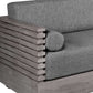 Vivid Outdoor Patio Sofa in Gray Eucalyptus Wood with Gray Olefin Cushions By Armen Living | Outdoor Sofas, Loveseats & Sectionals | Modishstore - 9