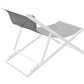 Wave Outdoor Patio Aluminum Deck Chair in Grey Powder Coated Finish with Grey Sling Textilene By Armen Living | Outdoor Chairs |  Modishstore  - 13