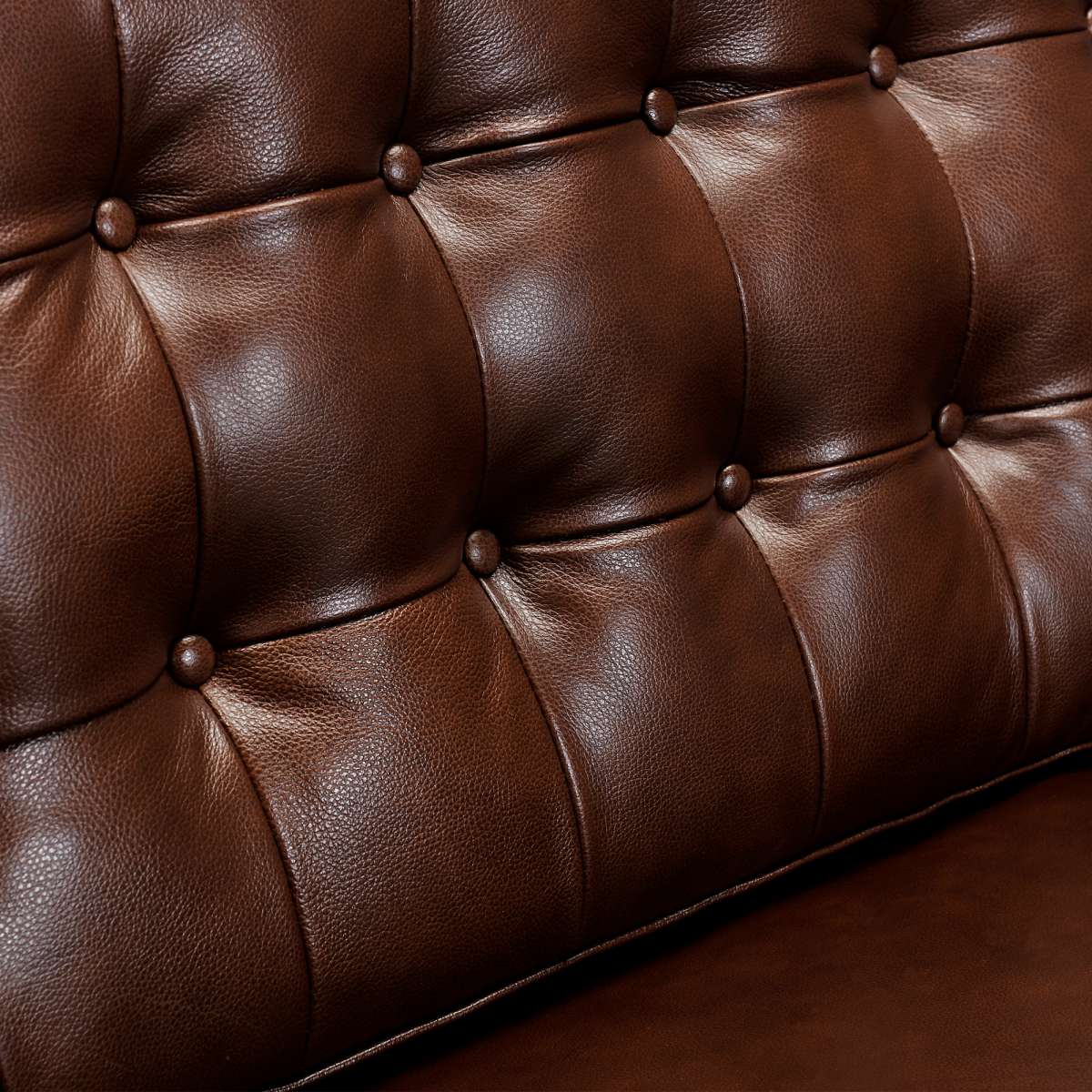 Wesley 81" Chestnut Genuine Leather Power Footrest Tuxedo Arm Sofa By Armen Living | Sofas |  Modishstore  - 5