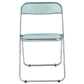 LeisureMod Lawrence Acrylic Folding Chair With Metal Frame | Dining Chairs | Modishstore - 18
