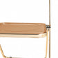 LeisureMod Lawrence Acrylic Folding Chair With Gold Metal Frame | Dining Chairs | Modishstore - 16