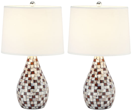 Safavieh Lauralie Capiz Shell Lamp | Table Lamps |  Modishstore 