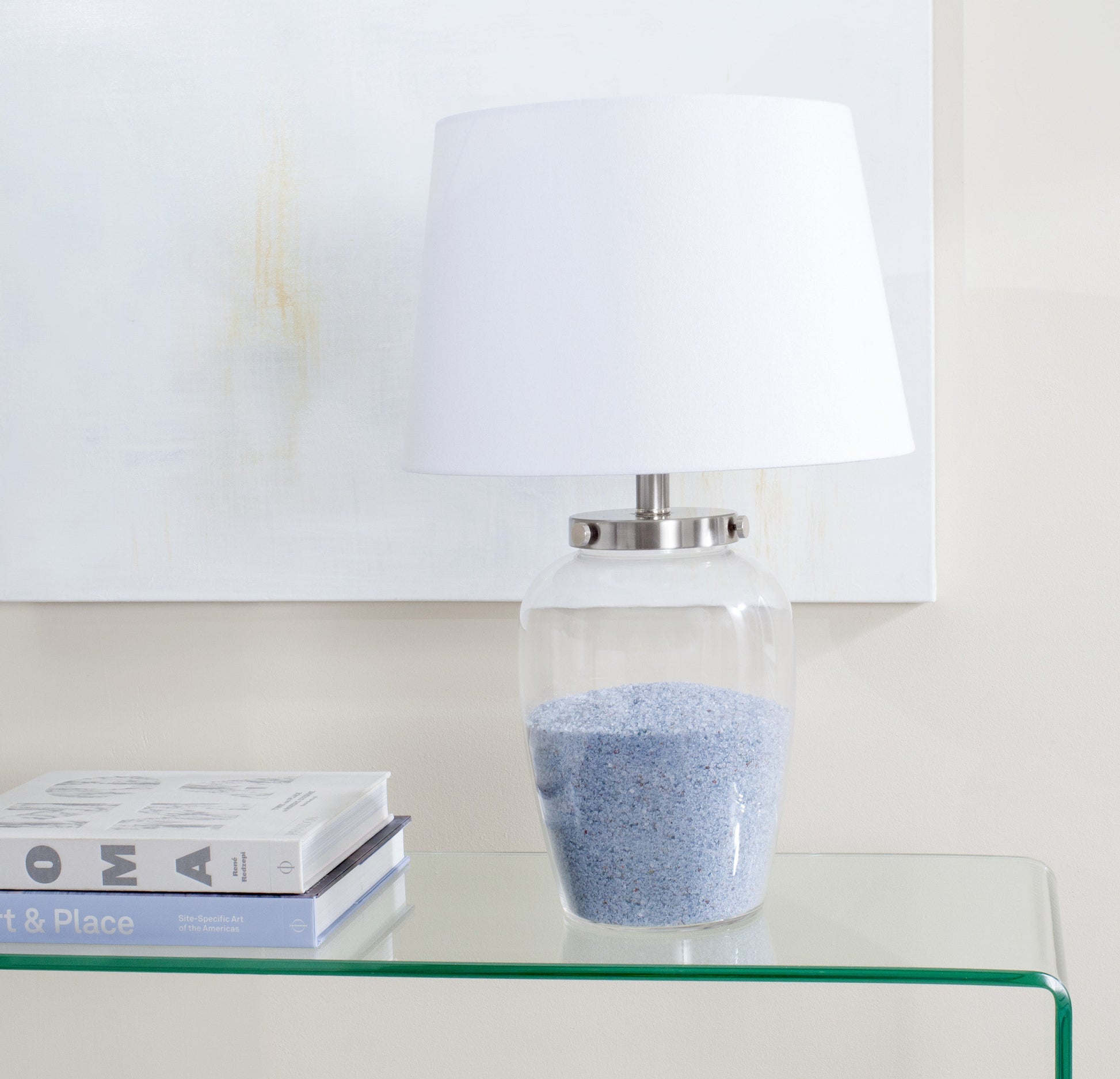 Safavieh Evan Clear Glass Table Lamp | Table Lamps |  Modishstore 