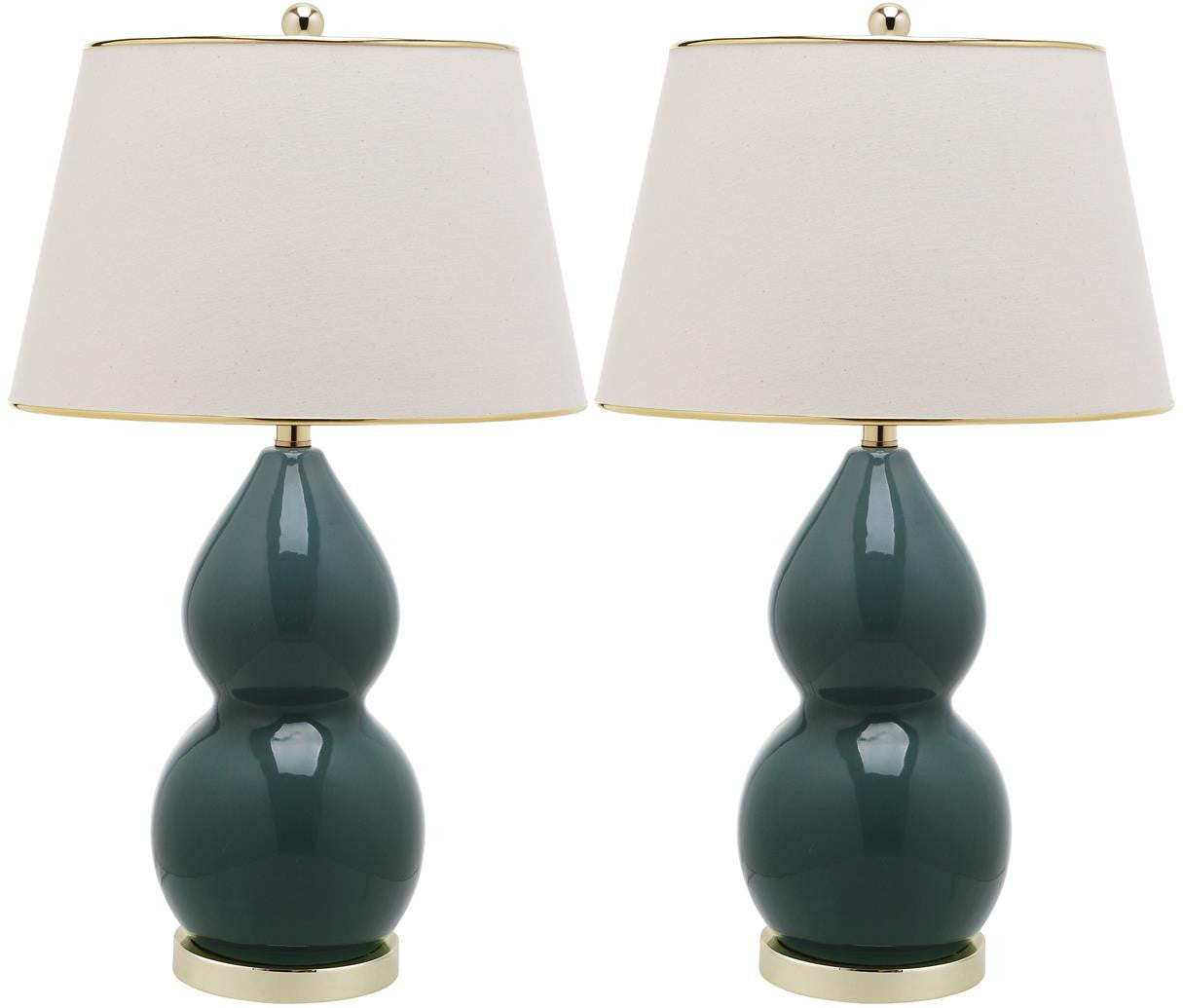 Safavieh Jill Double - Gourd Ceramic Lamp | Table Lamps |  Modishstore 
