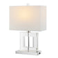 Safavieh Town Square, 21 Inch, Clear/White, Crystal/Iron Table Lamp W/ Usb Port? - Clear | Table Lamps | Modishstore - 2